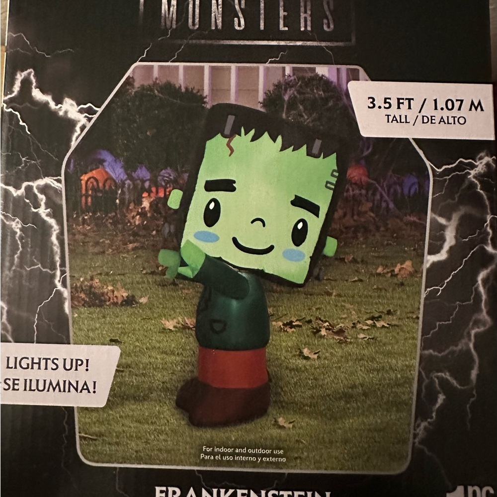 Universal Monsters Green and Black Inflatable